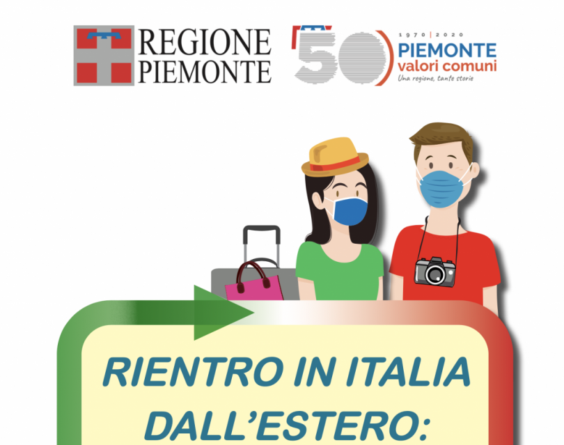 Il vademecum della Regione per chi rientra dall'estero